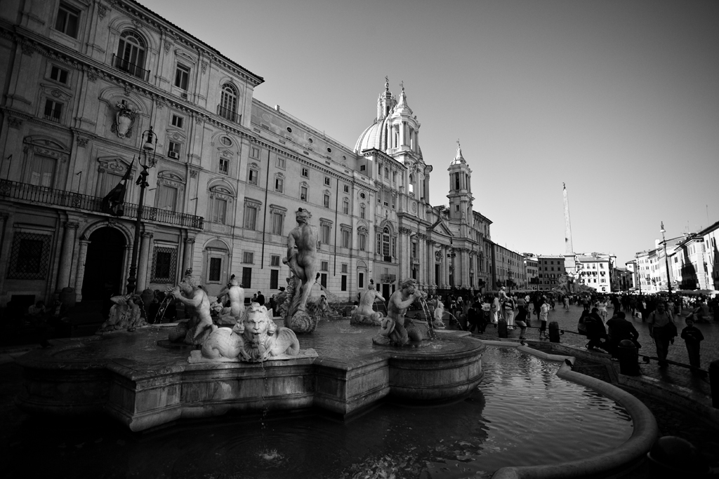 Rome The Moor Fountain Piazza Navona